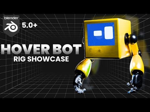Hover Bot - Rigged media 7